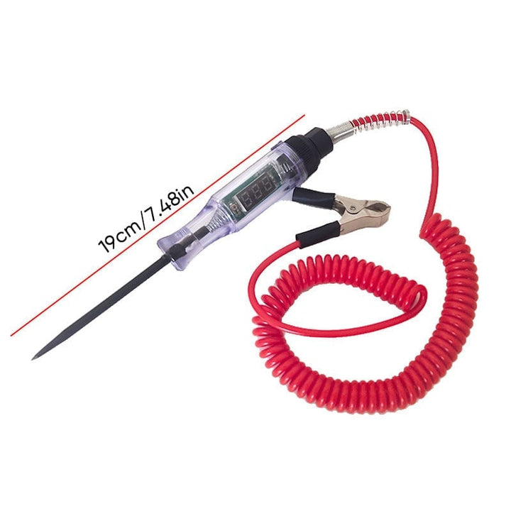 Automotive electrical circuit test pen, durable construction for professional and DIY use