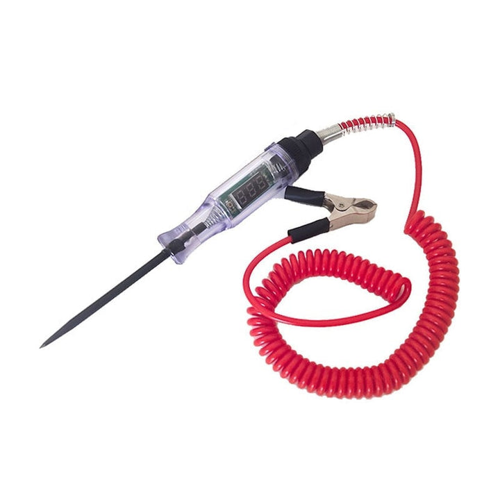 Automotive circuit test pen, ideal for testing fuses, wiring, and vehicle light circuits