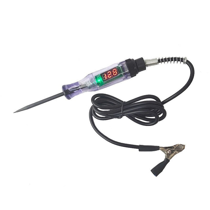 Automotive diagnostic tool: electrical circuit test pen with protective cap for probe