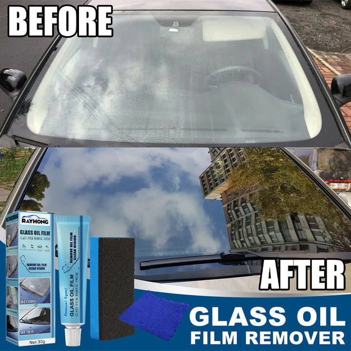Car care kit essential: Automotive Glass Oil Film Cleaner for spot-free, pristine vehicle windows