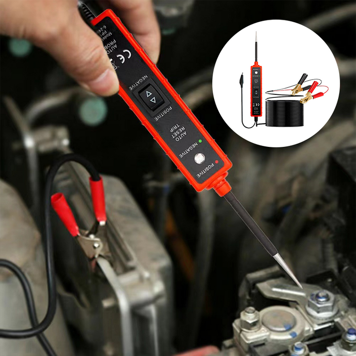 Automotive Power Circuit Probe Tester, 6-24V DC, for vehicle electrical diagnostics & auto repair