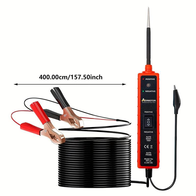 Electrical diagnostic tool: 6-24V DC circuit tester, a must-have for auto repair and wiring