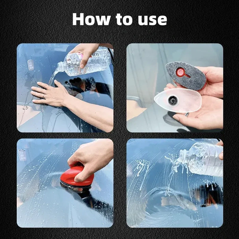 Professional car care solution: windshield cleaner & oil film remover for optimal auto glass.