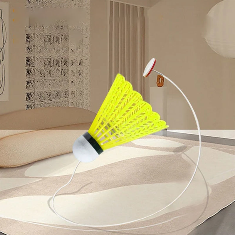 The Badminton Training Rebounder Kit's flexible net surface, engineered for optimal shuttlecock return.
