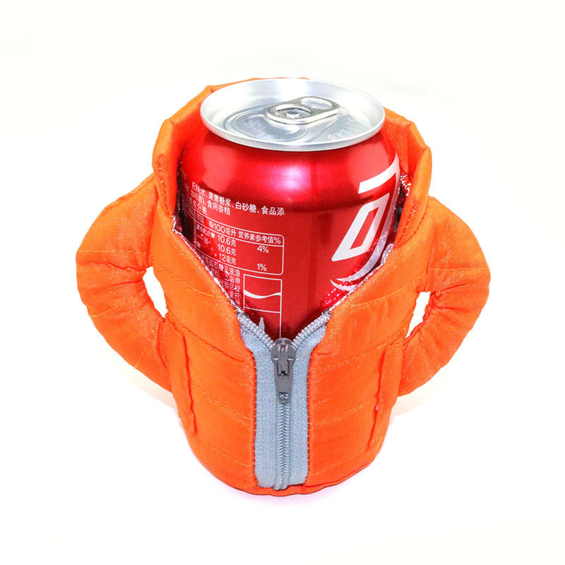 Beverage can sleeve protecting hands from cold can, comfortable and insulative drink holder