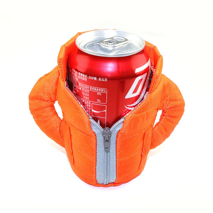 Beverage can sleeve protecting hands from cold can, comfortable and insulative drink holder