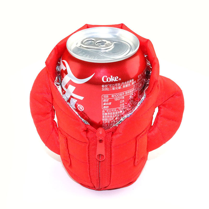 Thermal beverage can insulator sleeve, 4th of July themed, keeping drinks patriotic and cold