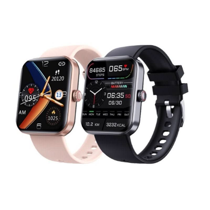 Unisex smart health watch with pain-free blood sugar monitor, glucose tracker & vital signs for digital health.