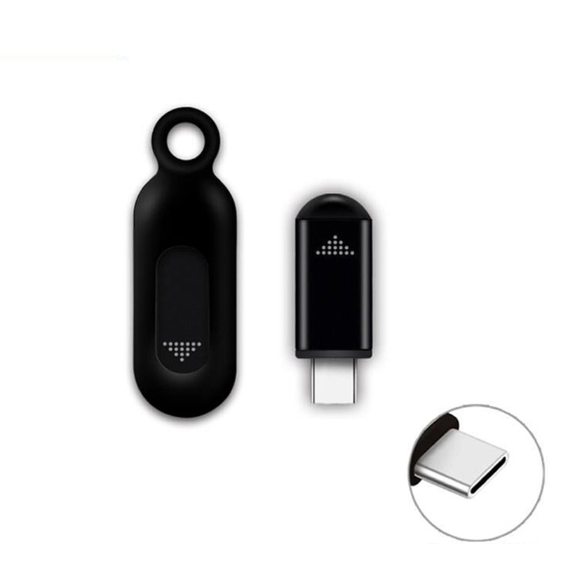 Close-up of the infrared emitter on a compact smartphone remote control