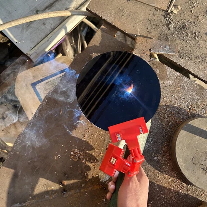 Safety first: universal blackout panel for welding, ensuring eye protection from bright flashes, plexiglass