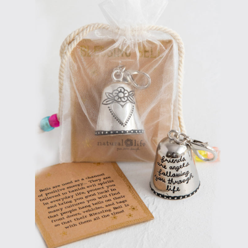 Artistic Blessing Bell Charm, a symbol of good luck and protection, ideal for a thoughtful gift