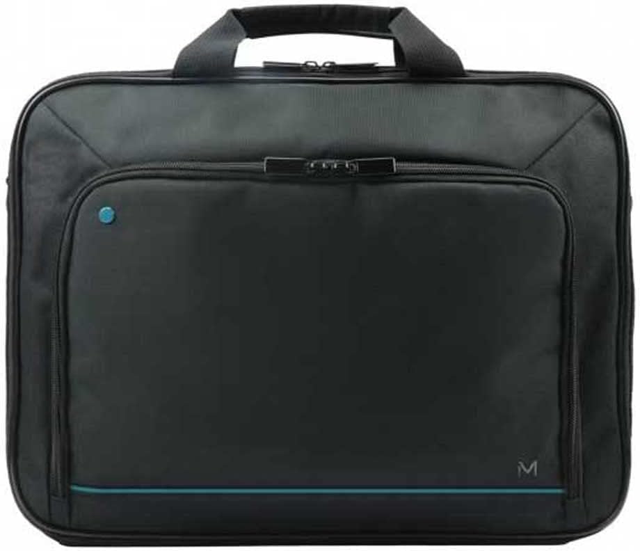 Blue durable clamshell laptop briefcase for 14-15.6 inch devices, ideal for tech protection & daily commute.