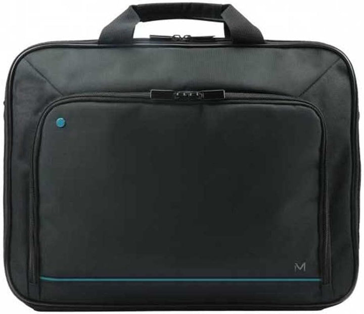 Blue durable clamshell laptop briefcase for 14-15.6 inch devices, ideal for tech protection & daily commute.
