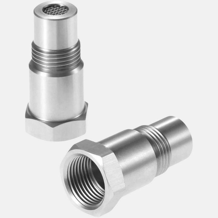 Car O2 sensor CEL fix adapter eliminates check engine light, ideal for exhaust system diagnostics & repair.