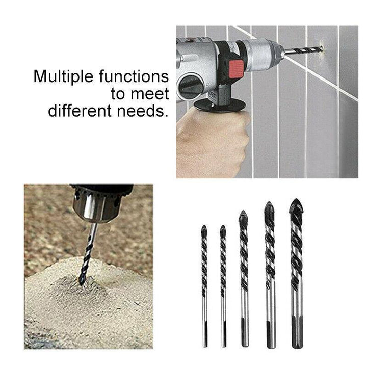 Durable carbide masonry drill bits showcased, suitable for various construction materials