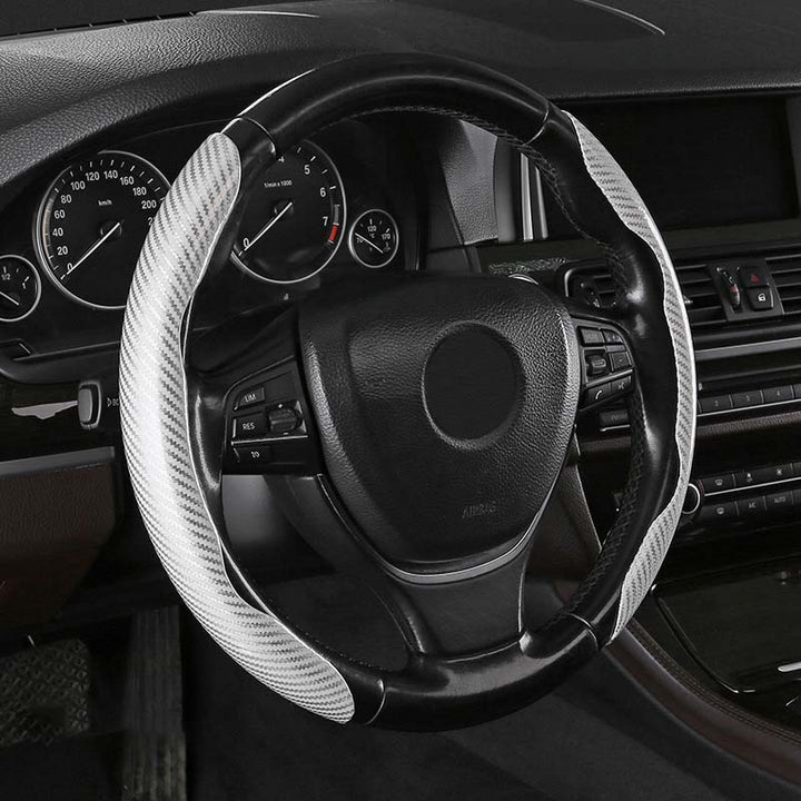 Carbon Fiber Steering Wheel Cover for Cars