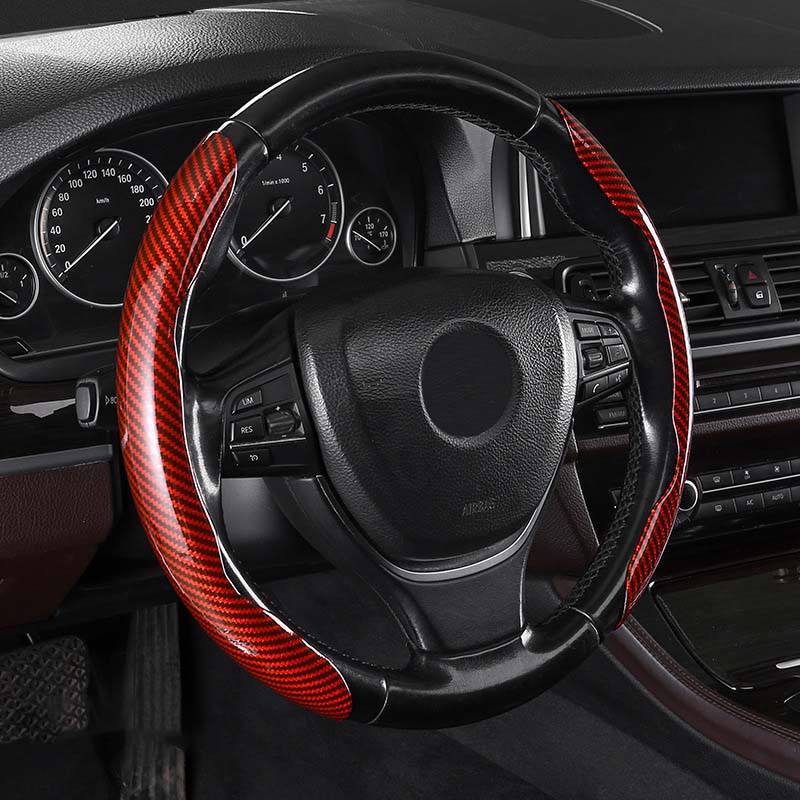 Carbon Fiber Steering Wheel Cover for Cars