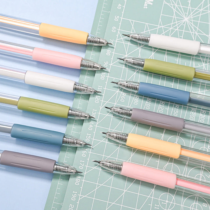 Close-up of a cartoon bear utility knife, sharp blade for paper, safe for student craft use
