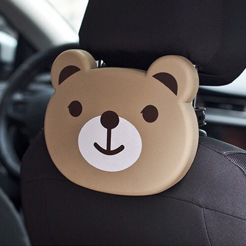 Auto accessory: Unisex cartoon folding dinner plate for kids' backseat entertainment and meals.