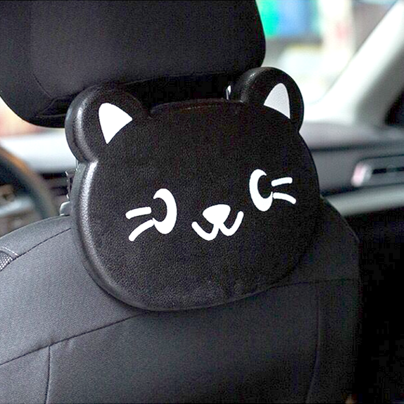 Portable folding car tray with a vibrant cartoon design, perfect for children eating in the back seat.