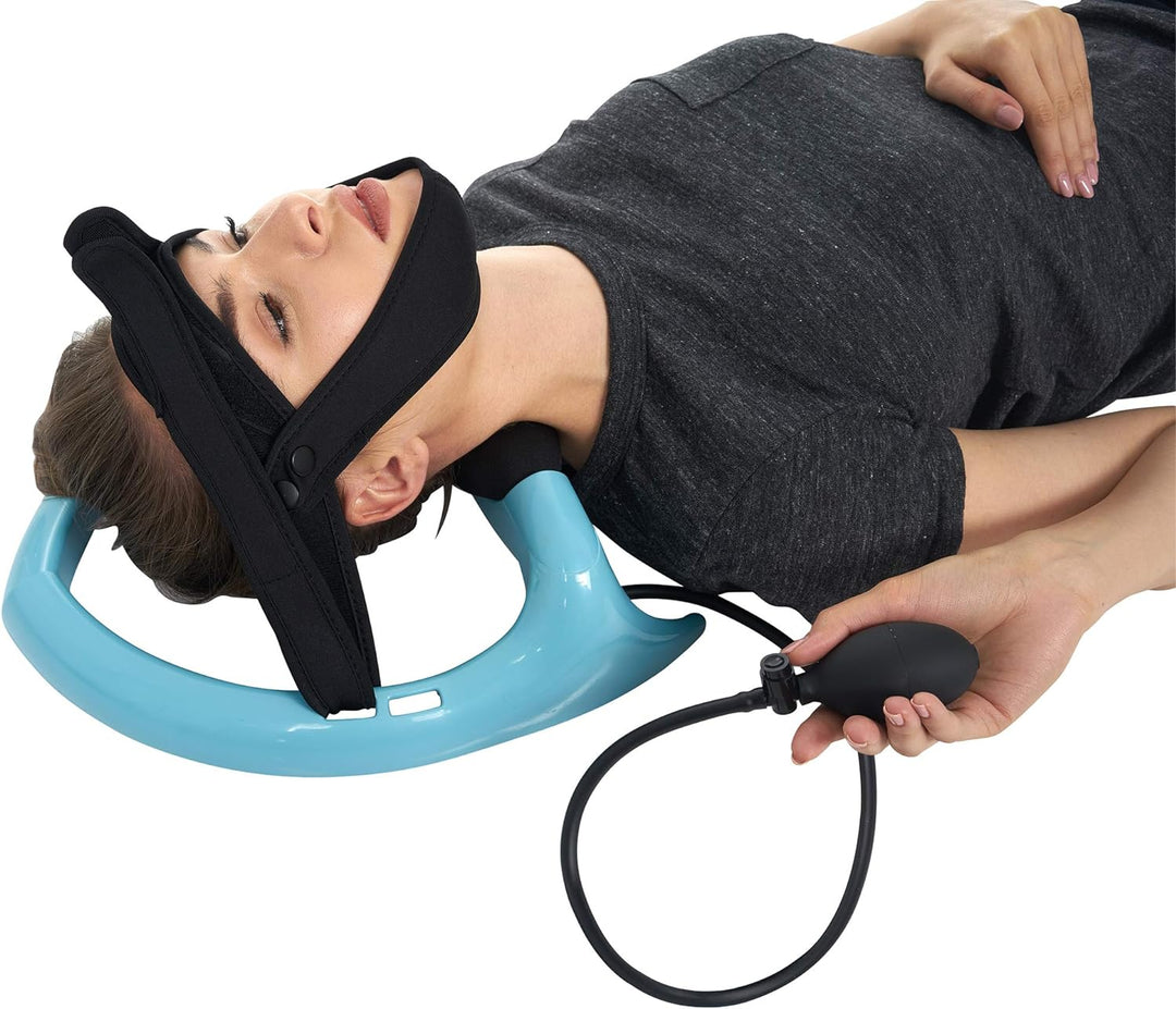 Cervical Spine Hydration Pump for neck pain relief, posture correction & spinal alignment. Ideal for at-home physical therapy.