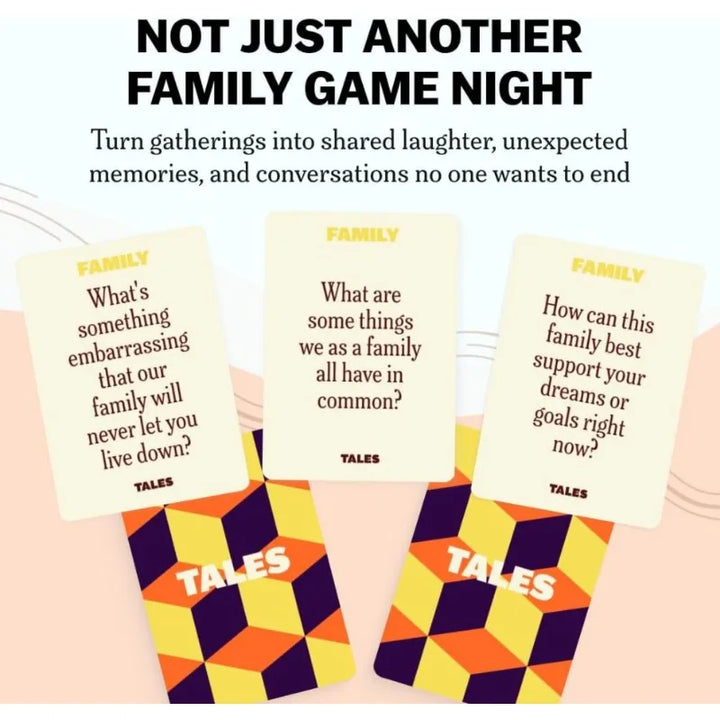 Chatwell party game conversation starter cards for family gatherings, friends, or kids' interactive fun.