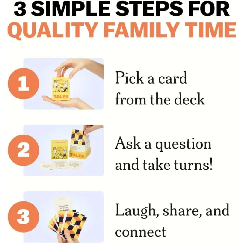 Vibrant Chatwell Family Fun Conversation Starter Card Game, ideal for screen-free entertainment & family bonding.