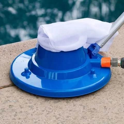 Chemical-free pool cleaner ensuring safe, eco-friendly water with powerful suction for debris removal.