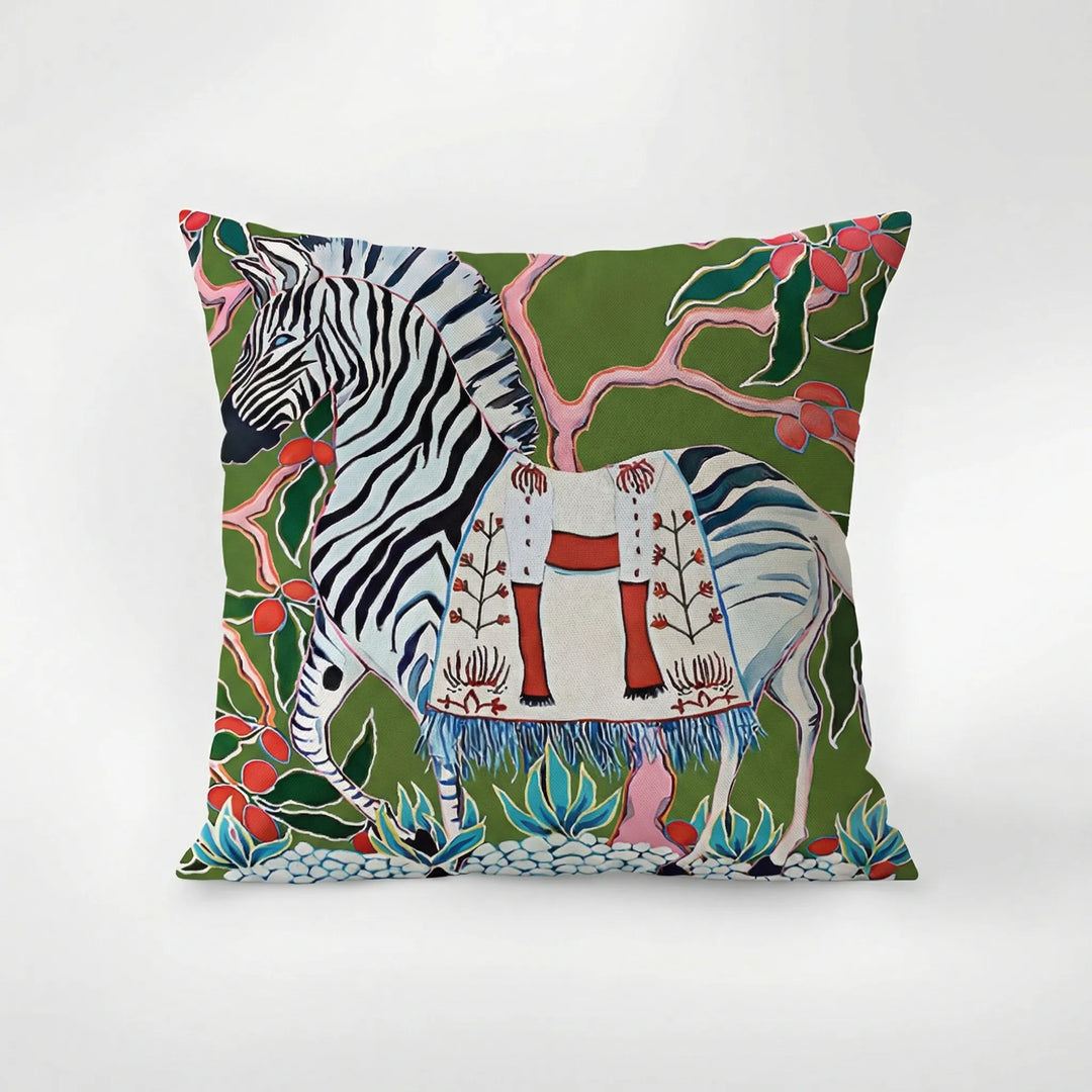 Elegant patterned throw pillow cover. Modern cushion for stylish home decor and comfort.