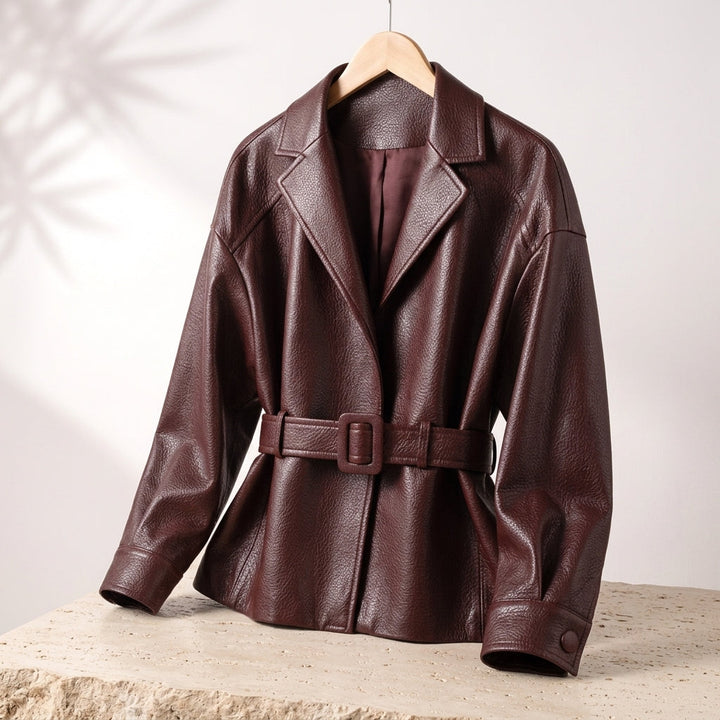 Chic women's warm winter jacket. Elegant outerwear perfect for cold weather. Stylish and comfortable.