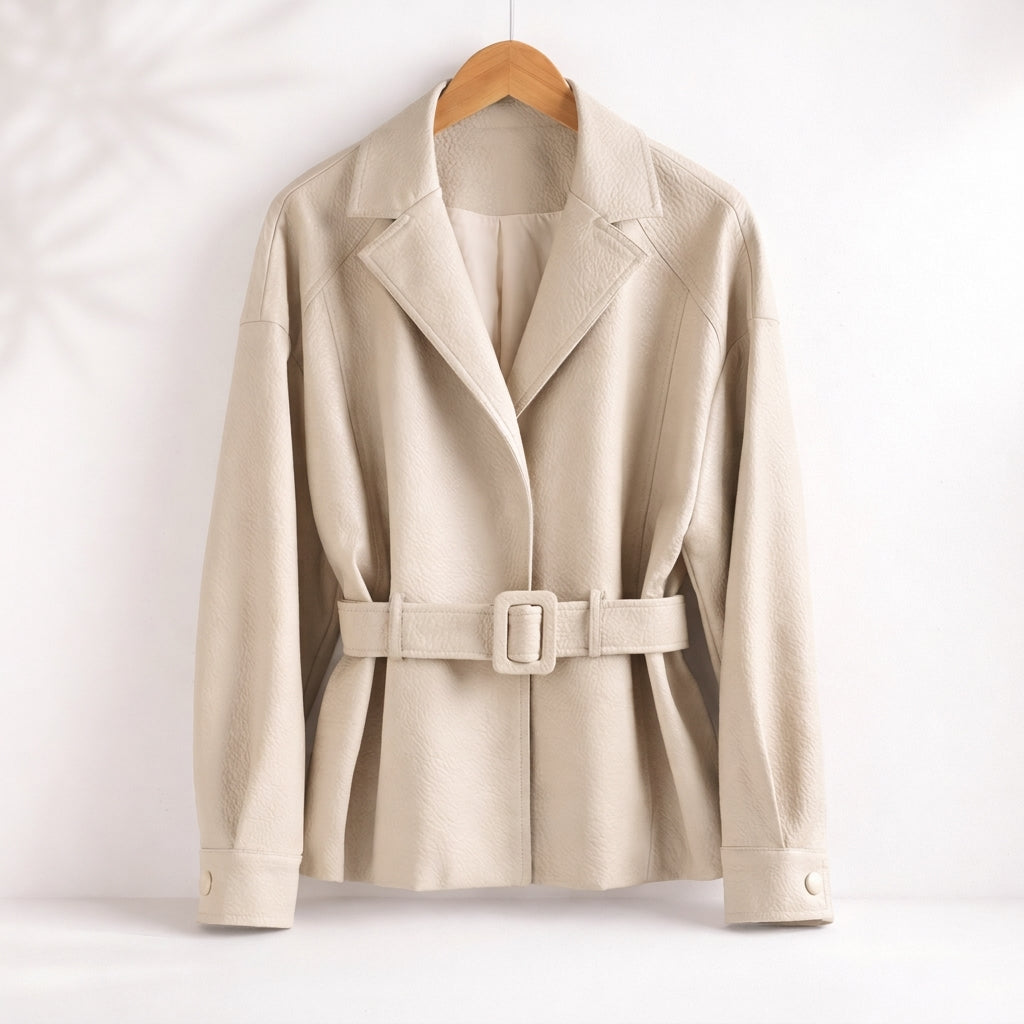 Warm black women's winter jacket, a versatile and stylish outerwear choice for cold weather elegance.