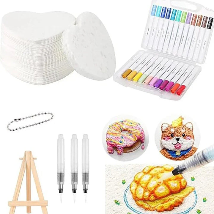 Kids enjoying a creative foam art craft set, using Artifoam for fun sensory, tactile, and artistic projects.
