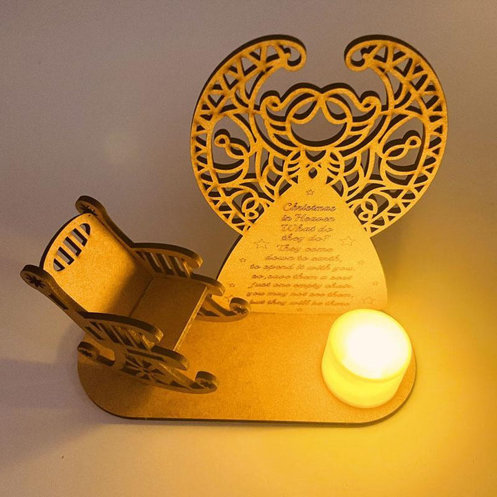 Personalized remembrance ornament, customizable with a name, a unique Christmas keepsake for family.