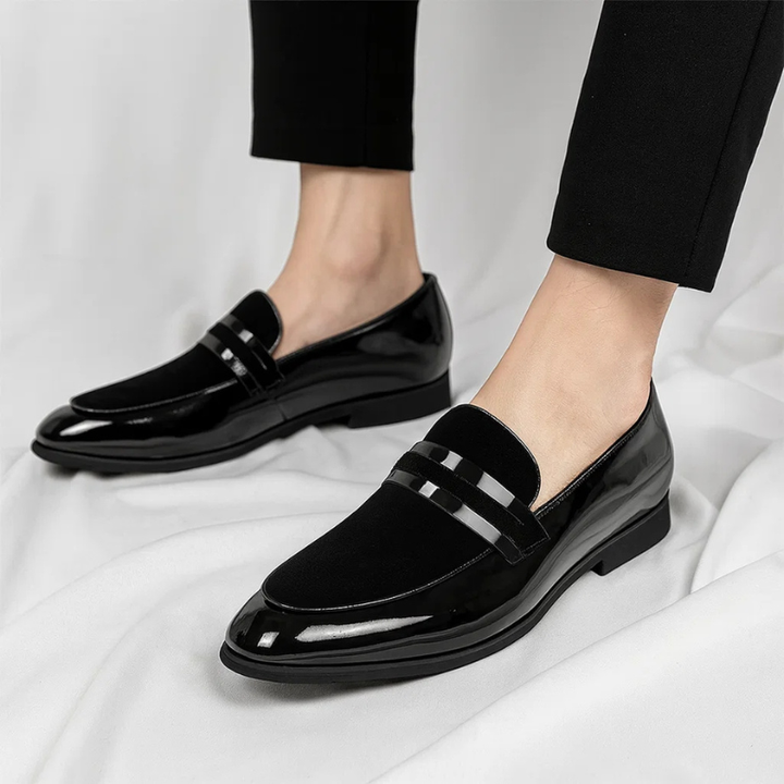 Men's classic slip-on penny loafers, offering sophisticated style and comfort for everyday wear.
