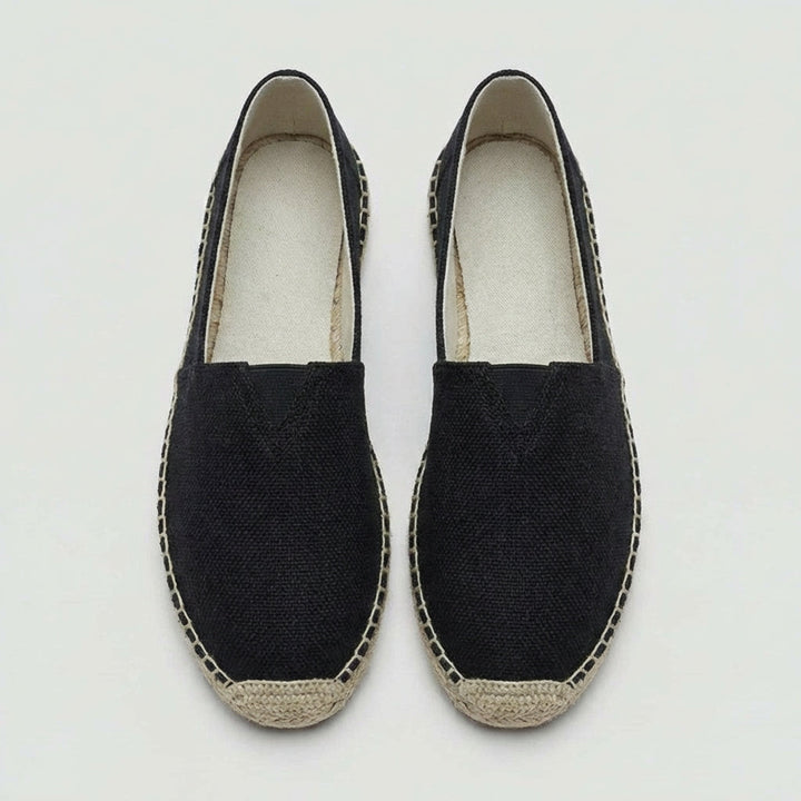 Fashionable men's slip-on espadrilles, classic summer shoes for any occasion.