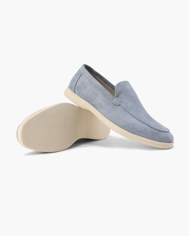 Fashionable men's slip-on loafers. Superior comfort from enhanced insole. Versatile footwear choice.