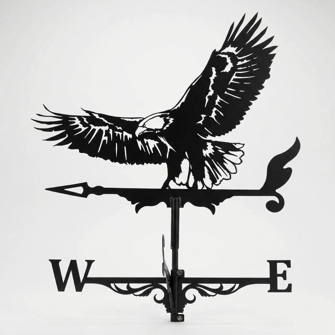 Detailed animal figure weathervane, a fun & functional garden accent.