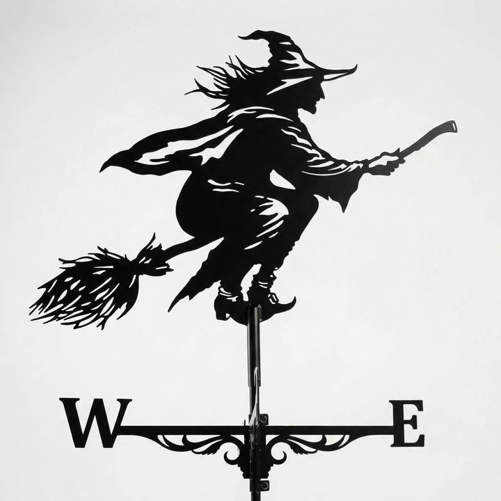 Compact weathervane for small gardens, a subtle yet effective wind indicator.