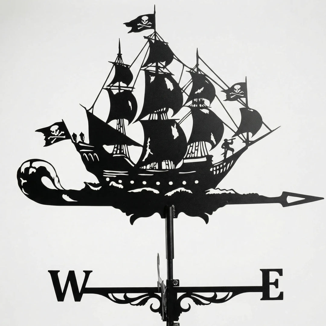 Weathervane showing N, S, E, W directions, a classic & practical outdoor ornament.