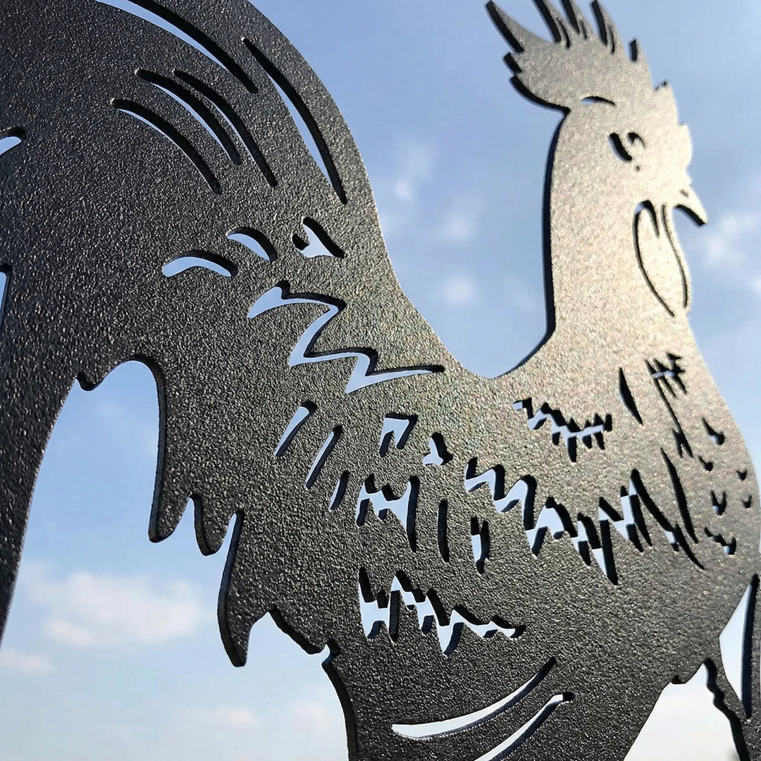 Stylish black outdoor weathervane, indicating wind for home exterior & garden.