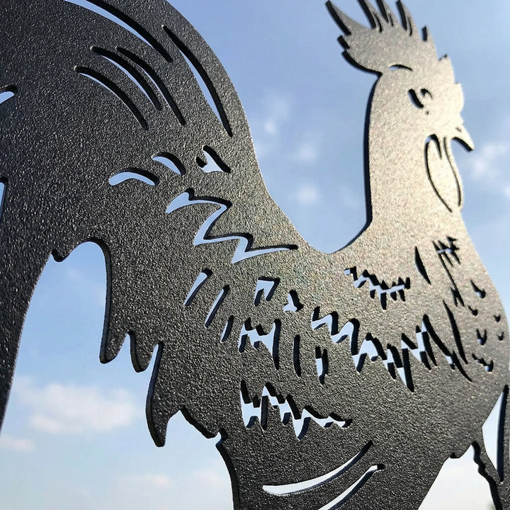 Stylish black outdoor weathervane, indicating wind for home exterior & garden.