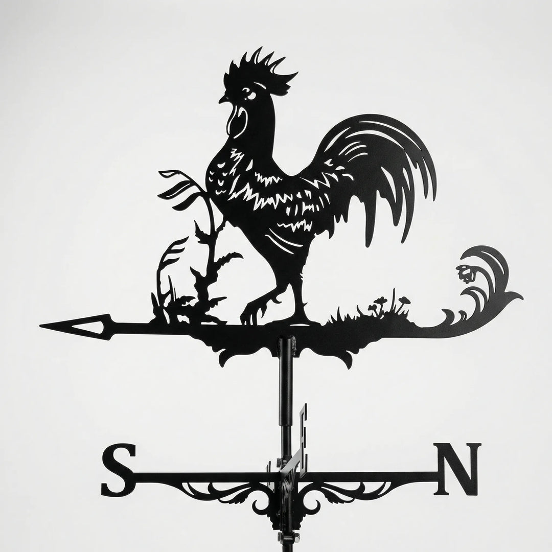 Unique sailboat weathervane, a charming garden accent & functional wind indicator.