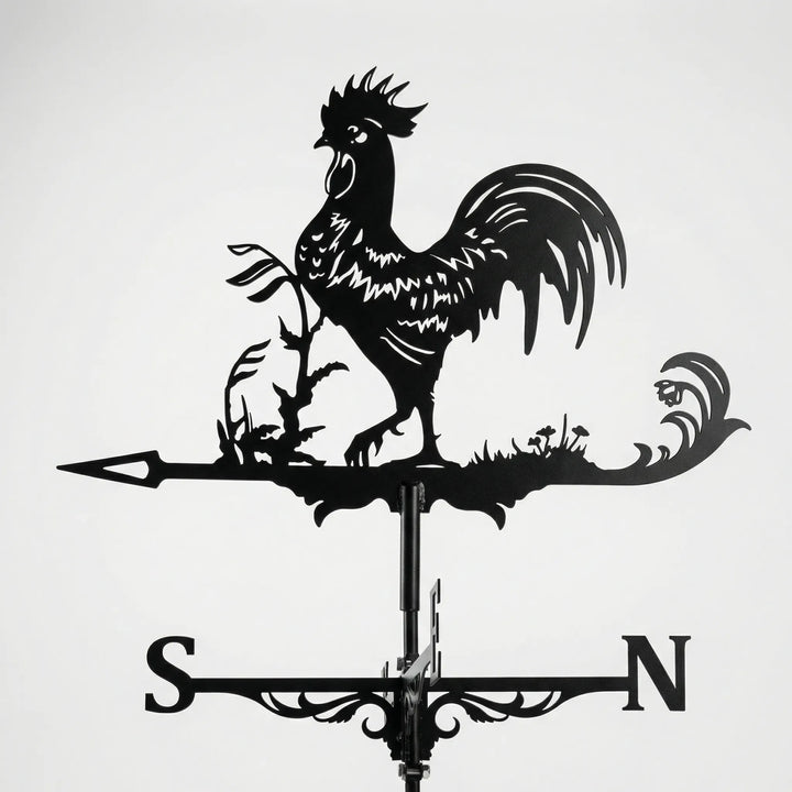 Unique sailboat weathervane, a charming garden accent & functional wind indicator.
