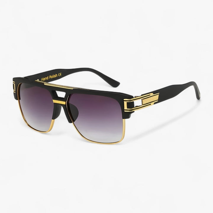 Trendy square framed mirrored sunglasses, perfect for summer glare protection eyewear.