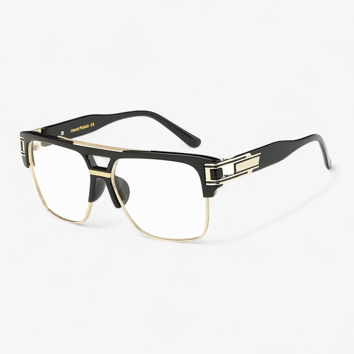 Retro mirrored square sunglasses, offering UV400 protection and a fashion statement.