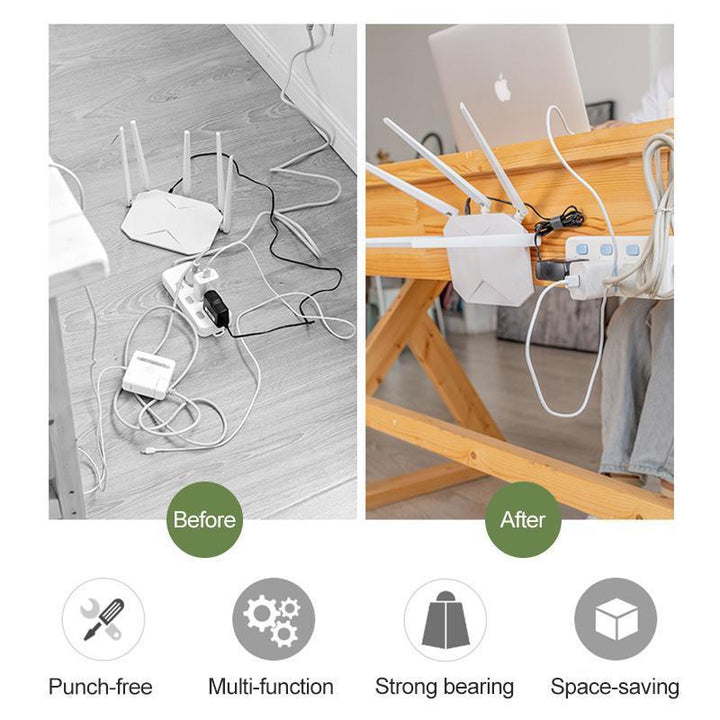 Pack of clear reusable adhesive wall hooks, ideal for damage-free hanging and decluttering any room