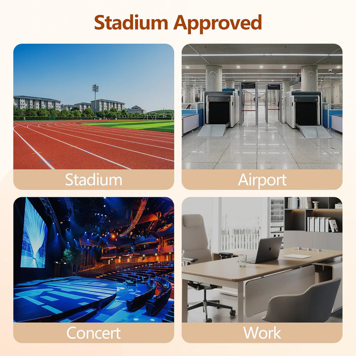 Versatile clear PVC handbag, women's small purse with adjustable strap, ideal for concerts.