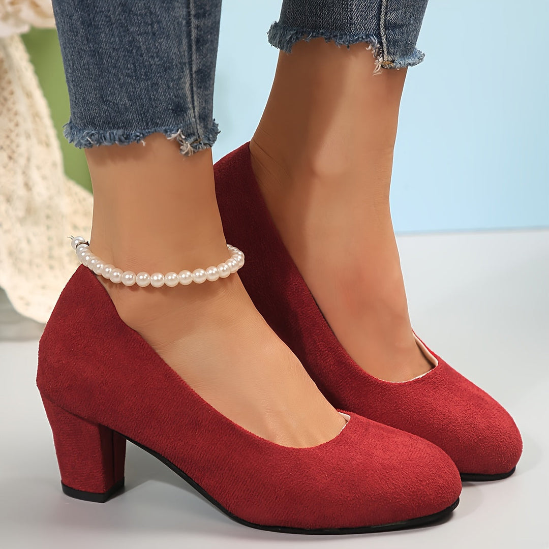Casual yet elegant orthopedic heels for women, providing arch support and cushioned comfort.