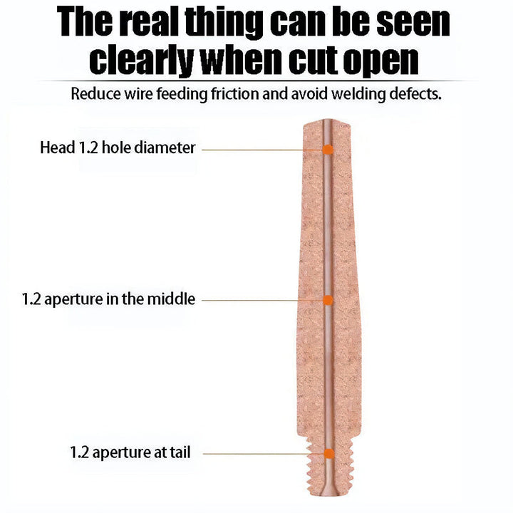 Copper welding nozzle for gun, treated with anti-slag coating, a vital welding tool part