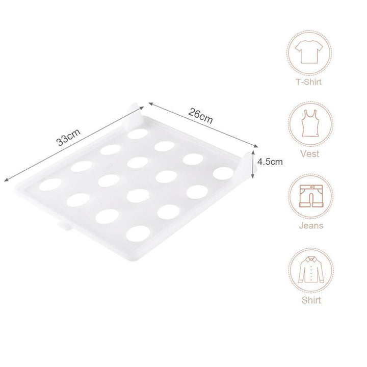 Set of folding clothes boards, ideal closet organizer for space-saving storage